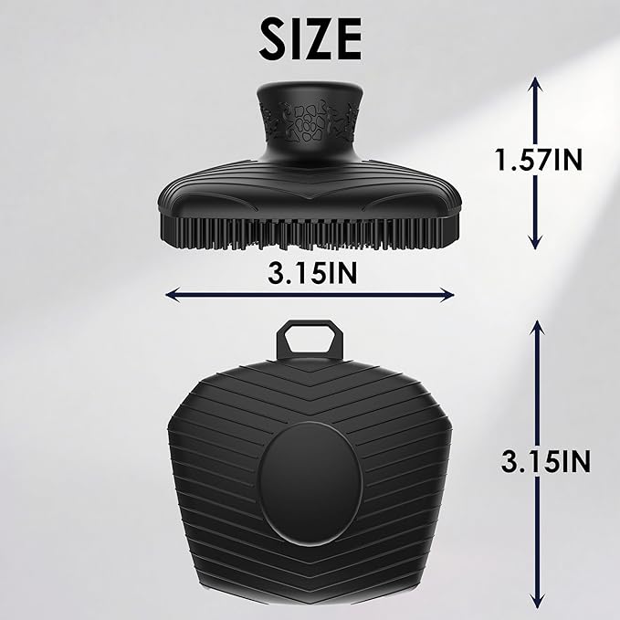 RamPula Face Scrubber & African Net, Silicone Exfoliating Brush for Men Women, Facial Cleansing Brush, Manual Waterproof Cleansing Skin Care, Blackhead Removing Pore Cleansing Massaging Face Brushes