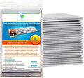 Emergency Mylar Foil Blanket 50-PACK - Extra Large 84" x 64" - Thermal Reflective Covers for Camping, First Aid and Far Infrared Sauna - Survival Prep Gear, Waterproof, Windproof, Lightweight