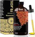 Myrrh Essential Oil, Myrrh Oil 4 Fl Oz 120ML for Diffuser Humidifier Yoga Cleaning DIY Candle Soap Making Perfume Gift for Women Essential Oils FRAOIL (Myrrh 4 Fl Oz (Pack of 1))