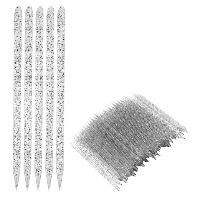 100 pieces disposable cuticle pusher, cuticle pusher remover cleaner for fingernail, cuticle cleaning and nail care for beginners and professional nail technicians(black)