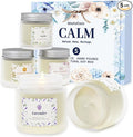 BlissfulOasis Scented Candles, Long-Lasting Candles for Home Scented, 5 Pack Candle Set, Candles for Women, Natural & Safe Ingredients, Candle Set for Birthday, Valentine's Day Scented Candles for Her