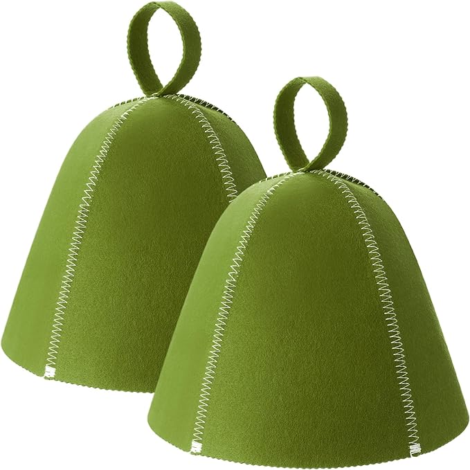 JaGely Sauna Hat for Men Women Sauna Hat Vaporarium Cap Russian Banya Cap for Bath House Accessories
