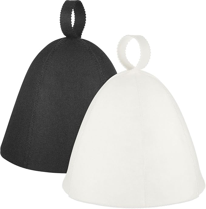 JaGely Sauna Hat for Men Women Sauna Hat Vaporarium Cap Russian Banya Cap for Bath House Accessories