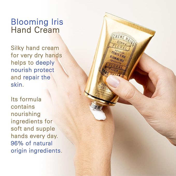 Panier des Sens – Iris Hand Cream – Moisturizing Hand Lotion for Dry Skin – Premium French Hand Cream, Softening Care for Women, 97% Natural Ingredients, 2.5 Fl Oz