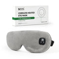 Aroma Season Heated Eye Mask for Dry Eyes, Warm Eye Compress with 4 Heat & time Levels, Washable Eye Heating Pad Blepharitis, Styes, Travel, Improved Sleep, Gift (Gray)
