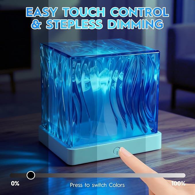 Galaxy Projector for Bedroom with Northern Lights Effect - 16 Color Changing Dimmable Mood Light with Dynamic Ripple, Remote Control, Night Light Projector for Kids Teens Adults Room Decor Gift