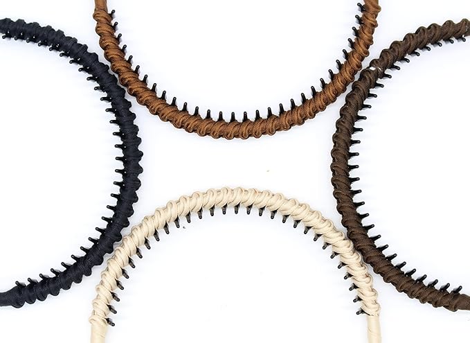 JOBAND Spa Headbands for Washing Face or Facial.Can easily solve the problem of short hair on the forehead fashionable hair accessories are suitable for friends gatherings and shopping（A pack of 4）