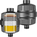Cobbe HD HEAVY DUTY High Output Shower Filter 2 Pack – 99% REMOVAL Shower Head Filter for Hard Water, Heavy Metals, Chlorine and Harmful Substance, Improve your skin and hair - Black