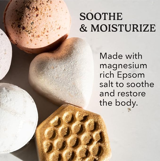 Pacha Soap Co. Froth Bath Bombs 3-Pack - Handmade Bath Bomb Set with Nourishing, Moisturizing, Premium Ingredients and Essential Oils, Clean & Cruelty-Free, Handcrafted in The USA, 5-Pack