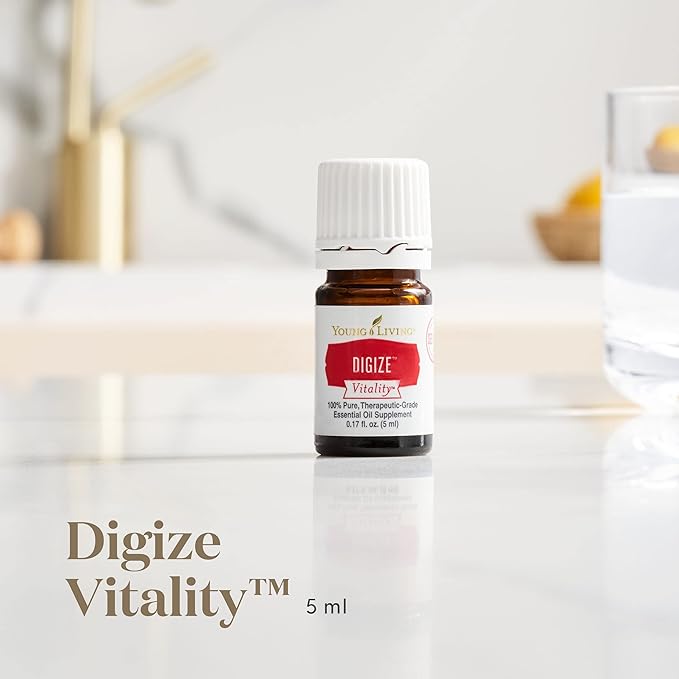 Young Living DiGize Essential Oil Blend | 5 ml | Soothing Aromatherapy Experience | Ideal for Diffusion & Massage | Premium Quality | Complex, Calming Aroma for Relaxation