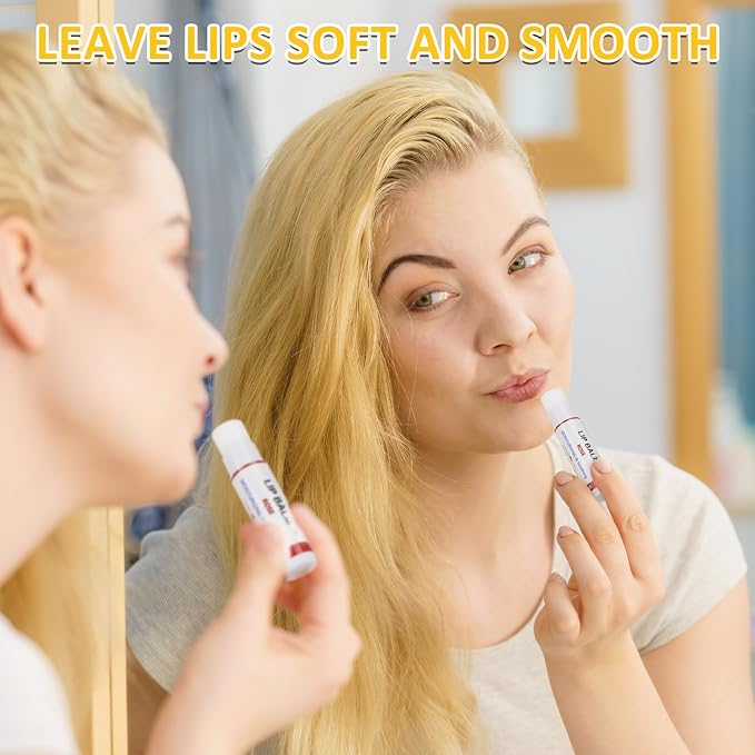 DMSKY Lip Balm 240 Pack, Natural Lip Balm Bulk with Vitamin E and Coconut Oil, Moisturizing Lip Care for Dry Chapped Lips, Party Favors-12 Flavors