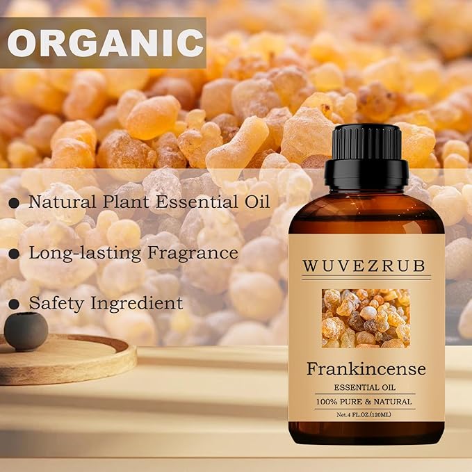 Frankincense Essential Oil, 120ML Pure and Natural for Aromatherapy Diffuser - 4 Fl Oz