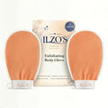 ILZO’S Original Exfoliating Mitt for Body (2 Pack) – Deep Exfoliating Glove for Dead Skin Removal, Korean Viscose Body Scrub Mitt for Smooth Skin, Helps Ingrown Hair & Keratosis Pilaris (ORANGE)