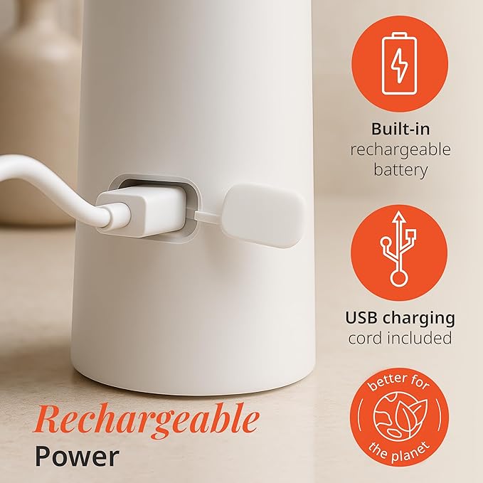 Raedia 2.0 Handheld Facial Cleansing Brush with 4 Interchangeable Brush Heads by Vanity Planet - Lightweight Daily Cleansing Brush for Glowing Skin - Water Resistant Face Exfoliator - Grey
