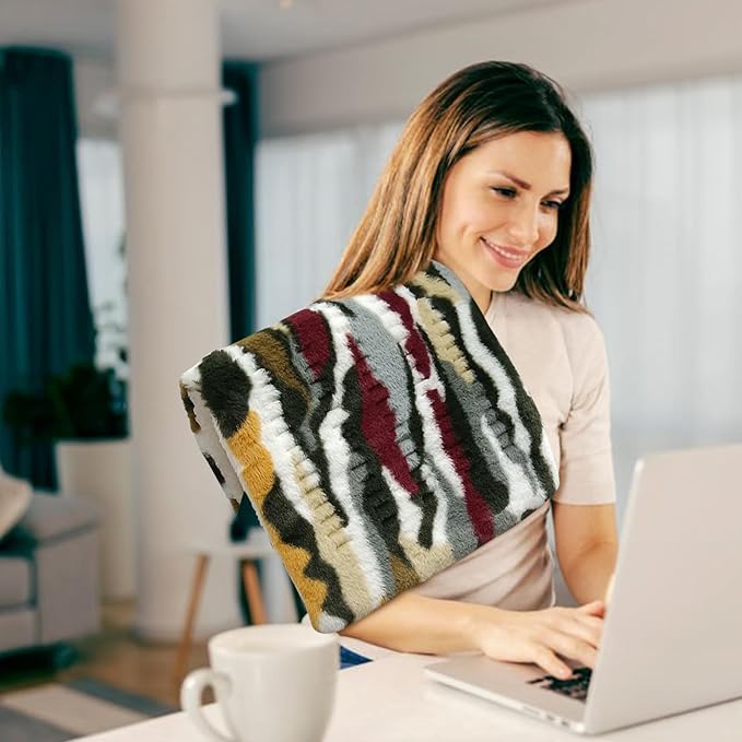 Pasonio Electric Heating Pad for Back Pain Relief - 12 Heating Levels-8 Timer Settings - Heat Pad with Moist & Dry Heat Therapy - Hot Heated Pads -Washable (XL 12"x24" Camouflage) - MCC