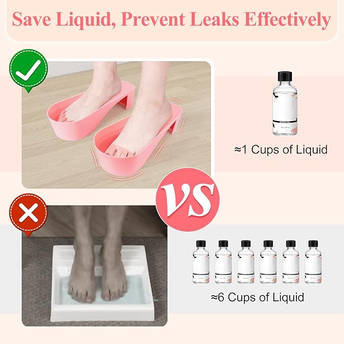 LIONVISON Acetone Nail Soaking Bowl: Soak Off Gel Polish Nail Remover Kit - Acetone Bowl for Nails Dip Powder Removal - Manicure Nail Soak Off Bowl for Nail Art