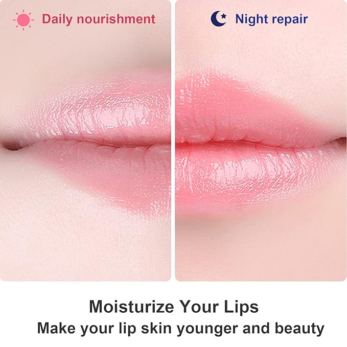Permotary 30 PCS Collagen Lip Mask Crystal Lip Care Gel Pads for Moisturizing & Reducing Chapped, Smoothing Fine Lines-Mouth Patches for Firms & Hydrate and Plump