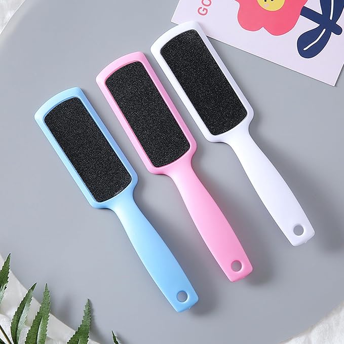 36 Pieces Flat Shaped Foot File Foot Callus Remover with Double Sided Feet Rasp Professional Pedicure Foot File for Grit Exfoliates Removes Dead Skin,3 Colors