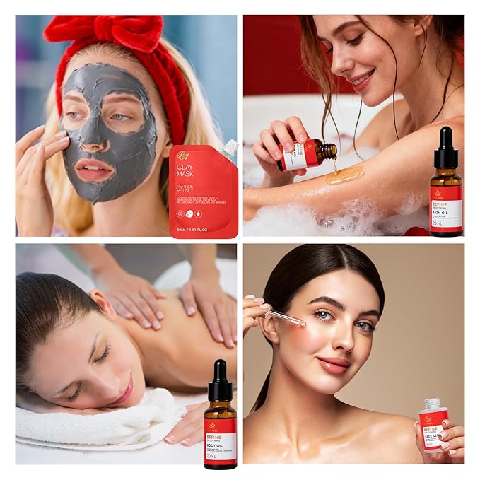 23 Pcs Mother's Day Gift, Rose Facial Skin Care Gifts Set for Women, Bath and Body Gifts Basket, Spa & Self-Care Kit, Sheet Mask, Present, Birthday, Christmas, Anniversary, Bridal Shower, Wife, Mom