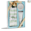 Live Green Bath and Body Present Set- Foot Spa Set with Fuzzy Socks, Lotion, and Scrub, Winter Mint