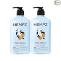 Hempz Triple Moisture Herbal Whipped Body Crème Lotion Moisturizer, 17 Fl Oz (Pack of 2)