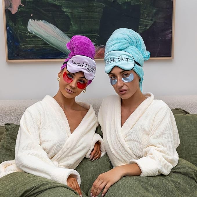 VOLO Hero Capri Blue Hair Towel | Ultra Soft, Super Absorbent, Quick Drying Nanoweave Fabric | Reduce Dry Time by 50% | Towel Wrap for All Hair Types | Anti Frizz & Anti Breakage | Reusable Packaging