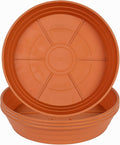 LWALRS Plant Saucer 14 Inch 4 Pack 6 8 10 12 14 16 18 20 25, Plastic Plant Trays for Pots，Extra-Deep Plant Water Dray Tray, Bird Bath Bowl, Heavy Flower Plant Saucers Indoors and Outdoor No Holes