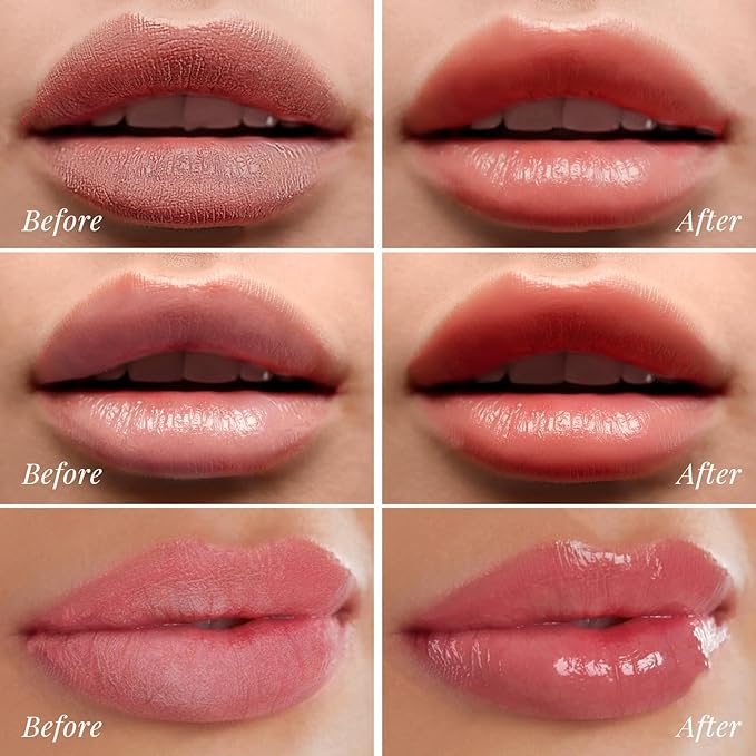 ANRCOLLECT Lip Scrub & Lip Mask - Overnight Treatment Lip Care Kits with 2 Lip Exfoliator & 2 Sleeping Lip Balm, Intense Hydration Lip Set for Dry Chapped Cracked Lips, Exfoliate & Moisturize (4 Pack)