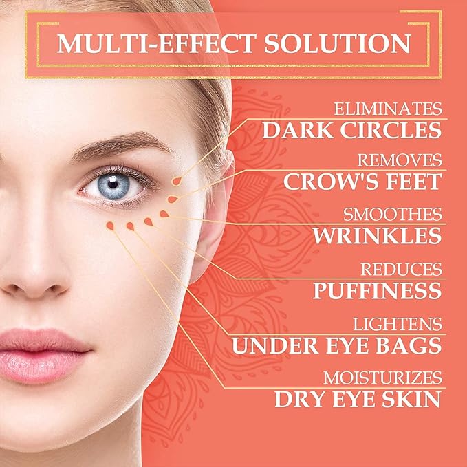 Under Eye Patches for Puffy Eyes Collagen Eye Mask for Dark Circles Gel Under Eye Pads for Wrinkles with Hyaluronic Acid Clear Eye Masks Under Eye Bags Treatment Men and Woman (15 pairs)