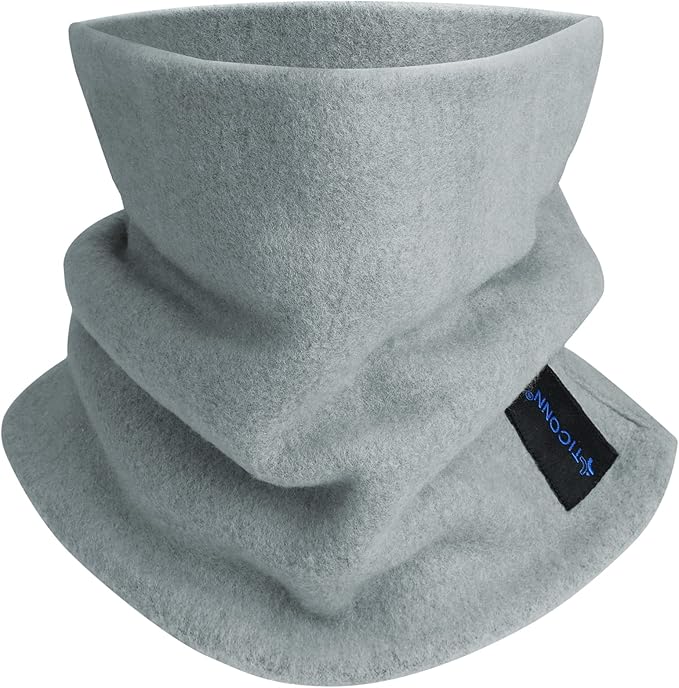 TICONN Neck Gaiter Face Cover Scarf, Neck Warmer Breathable Sun & Wind-proof for Skiing Fishing Hiking Cycling