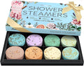 Shower Steamers Aromatherapy Birthday Gifts for Women - 8 Pcs Mothers Day Gifts for Mom Wife Daughter Grandma, Self Care with Natural Essential Oils Relaxation Home Spa Gift Set (Blue)