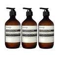 Aesop Eleos Nourishing Body Cleanser | Moisturizing Body Wash for Dry, Dehydrated Skin | Made with Shea Butter & Lavender Oil | 500 mL / 16.9 oz (Pack of 3)