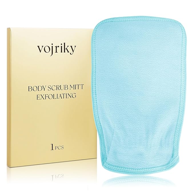 4PCS Durable Body Scrub, Dead Skin Remover & Body Scrubber Exfoliator, Body Exfoliating Gloves for Shower, washcloth exfoliating, exfoliating Glove for Smooth Skin