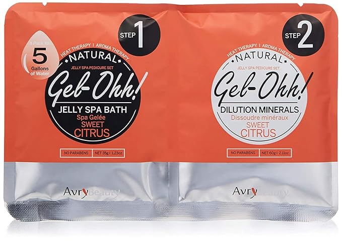 AvryBeauty Gel-Ohh Jelly Spa - Sweet Citrus, 1 ct.