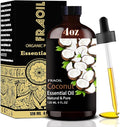 Coconut Essential Oil, Coconut Oil 4 Fl Oz 120ML for Diffuser Humidifier Yoga Cleaning DIY Candle Soap Making Perfume Gift for Women Essential Oils FRAOIL (Coconut 4 Fl Oz (Pack of 1))