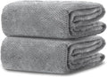2 Piece Hand Towels Set Set 16x31 Inches,Soft Bath Sheet Towels Highly Absorbent Quick Dry Towels Set for Bathroom Hotel Spa Gray