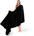 American Soft Linen 35x70 Jumbo Large Bath Towel, 600 GSM 100% Cotton Turkish Bath Sheet, Oversized Luxury Bath Towel for Bathroom Beach and Pool, Black