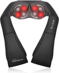 Snailax Shiatsu Back Neck Massager with Heat, Neck Shoulder Massager, Deep Kneading Massager Gifts for Mom, Dad, Mothers Day,Gifts Presents for Her,Him