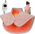GOTCOZY Heating pad for Neck and Shoulders Pain Relief-Heat Wrap pad with Deep Penetrating Heat, 3H Auto Shut Off, 6 Heat Settings, 22"x23"Size, Ideal Gift for Women, Men, Elderly (Rose Pink)