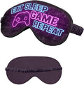 Sleep Mask for Kids Boys, Silk Eye Covers for Sleeping, Adjustable Strap & Light Blocking Design, Adult Children's Bedtime Blindfold for Travel and Home Use