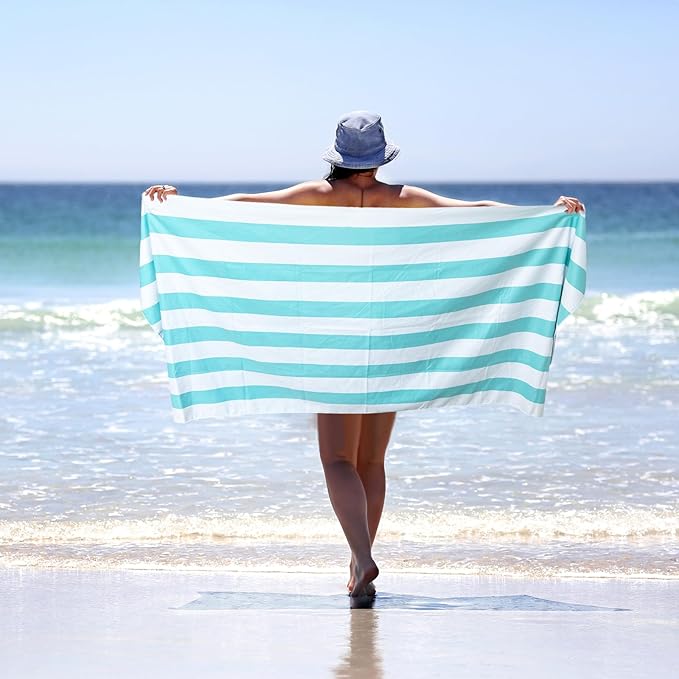 PY SUPER MODE 2 Pack Beach Towel - 75 x 35 inches Quick Dry Microfiber Beach Towels Oversized, Lightweight Soft and Absorbent Bath Towel Suitable for Swimming Pool Camping for Kids & Adults