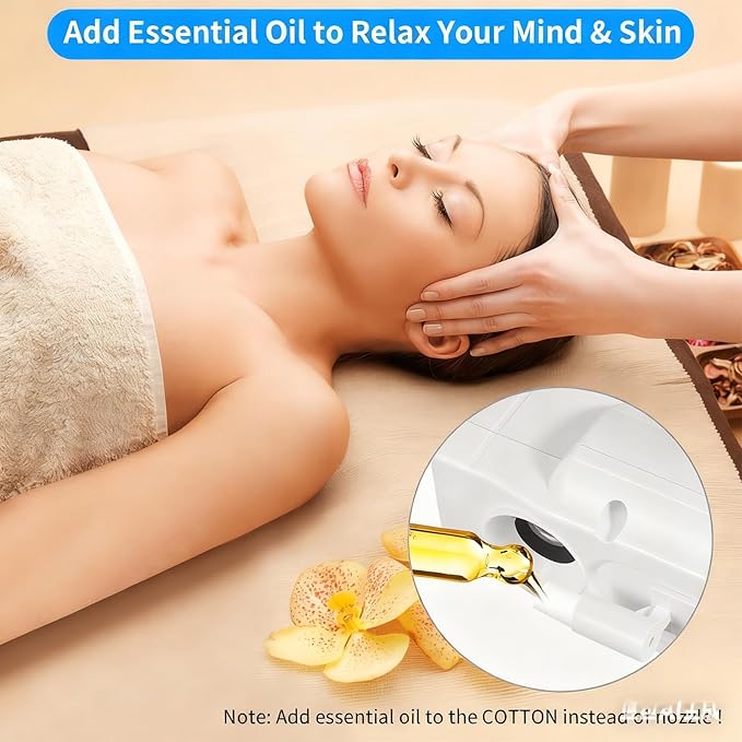 Professional Facial Steamer, Ozone & Hot Mist Spray, Stand Face Steamer for Estheticians, Deep Cleansing & Hydration, SPA & Home