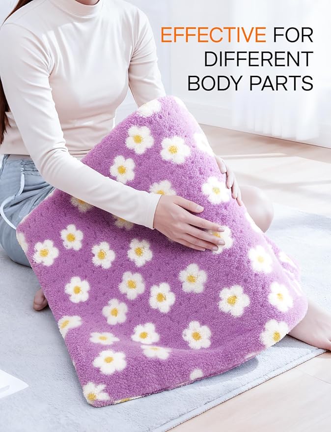 ALLJOY King Size Heating Pad for Back Pain Relief, 33”x 17” Extra Large Heating Pad for Period Cramps, Mothers Day Gifts for Mom, Heating Pad for Neck and Shoulders and Back with Auto Shut Off Timer