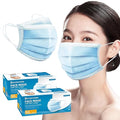 Jointown Disposable Face Mask - 3 Ply Protection Face Masks, 100 Pack Blue