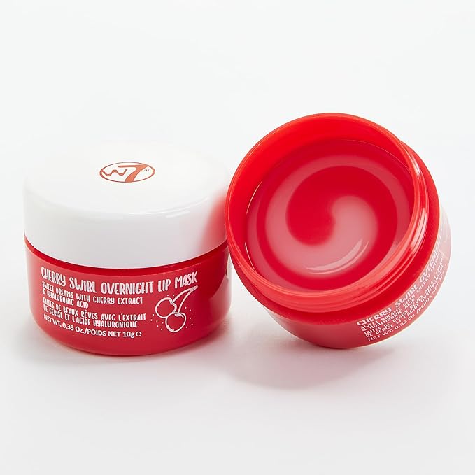 W7 Sweet Dreams Overnight Lip Mask Set - Cherry, Watermelon, Bubblegum & Vanilla - Lip Treatments