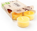 Shortie's Candle Company Wild Lemongrass Premium Tealight Candles - 6 Yellow Highly Scented Tea Lights - Beautiful Candlelight - Made in the USA - Fresh & Clean Collection