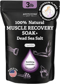 Aromasong Muscle Recovery Bath Soak for Muscle | Sore Muscle Soak with Dead Sea Salt, OptiMSM, Magnesium Flakes & Essential Oils | 3 Lb. - Made in USA.