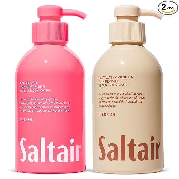 Pink Beach + Salt Water Body Wash 2pck