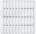 Classic Turkish Towels CTT Premium 4 Pack Bath Towels Set, Made with 100% Turkish Cotton, Spa & Hotel, Quick Drying Towels, Absorbent & Comfy | 27"x54" (White)