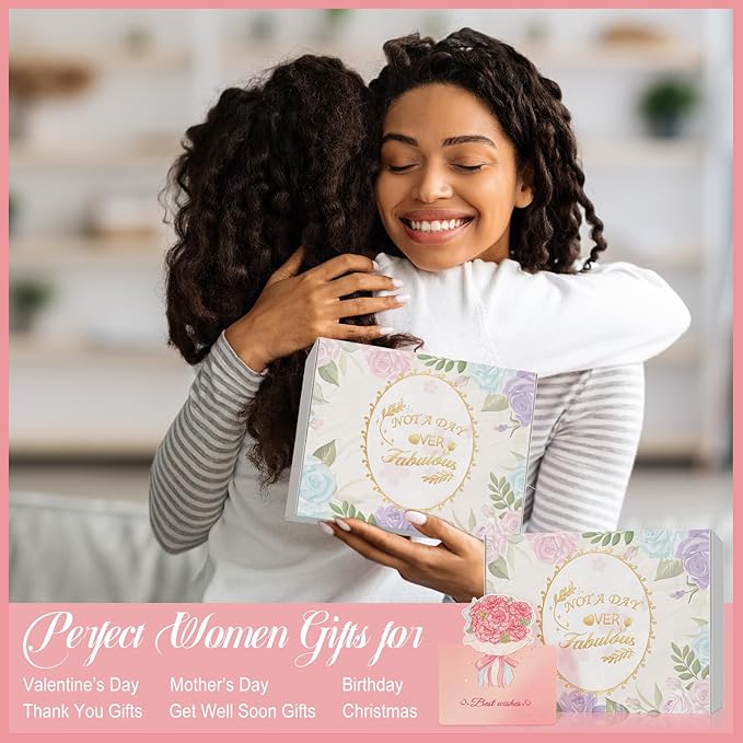 Premium Self Care Gift Basket for Women - Perfect Spa Birthday, Get Well, or Thank You Gift for Her. Ideal for Mom, Sister, Best Friends(pink cup)